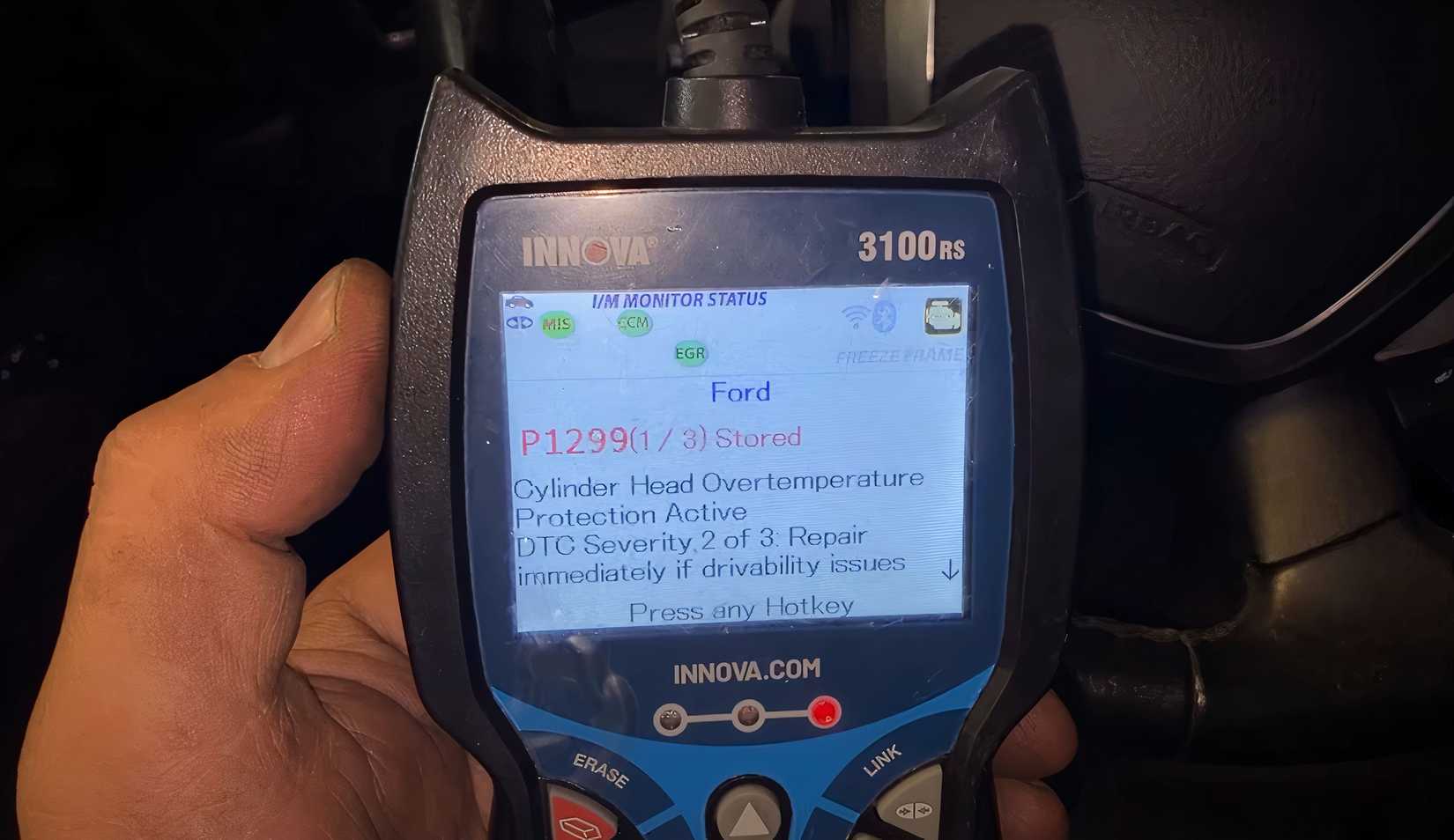 p1299-dtc P1299 DTC on scanner tool