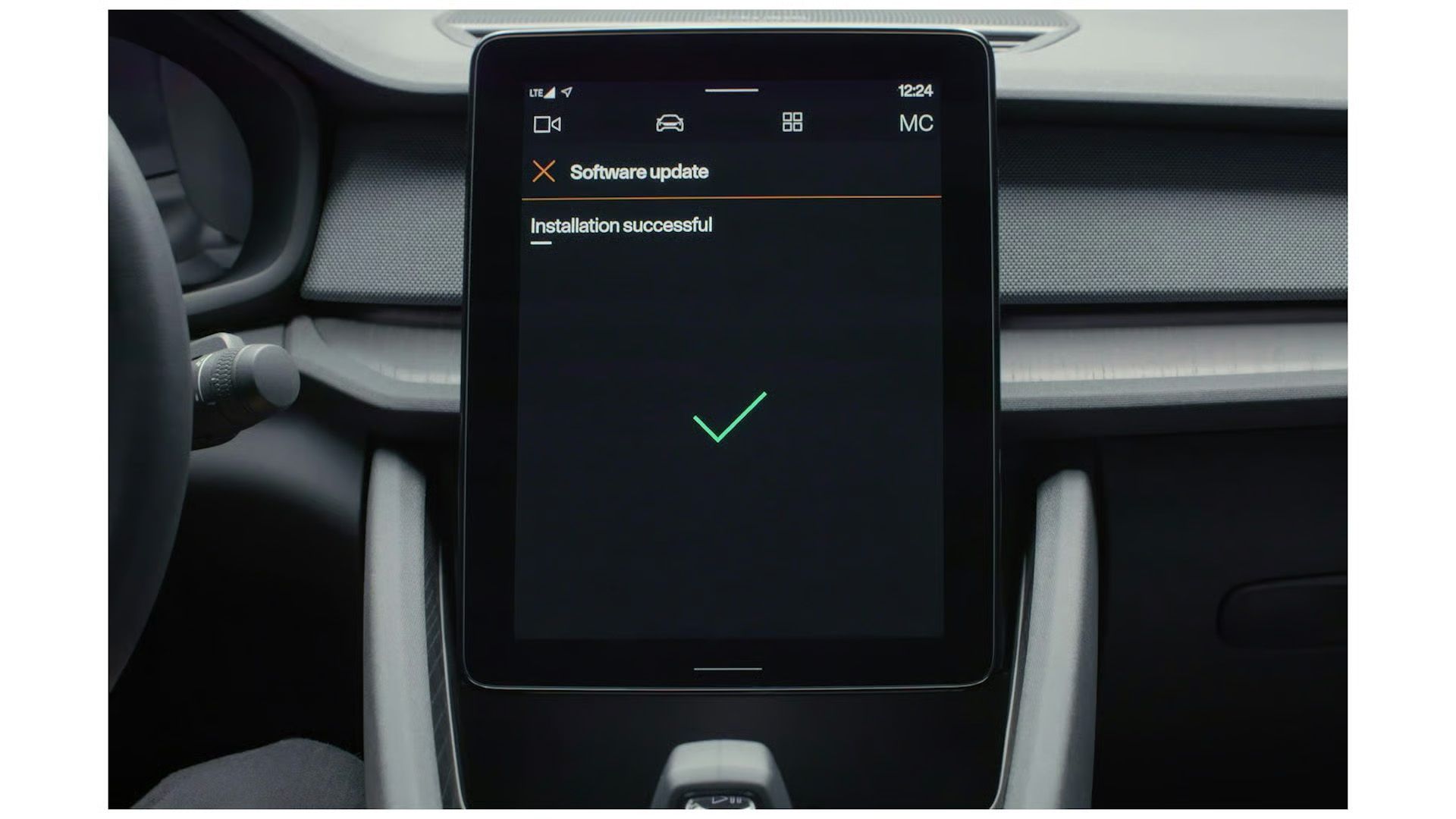 Polestar OTA Update Screen
