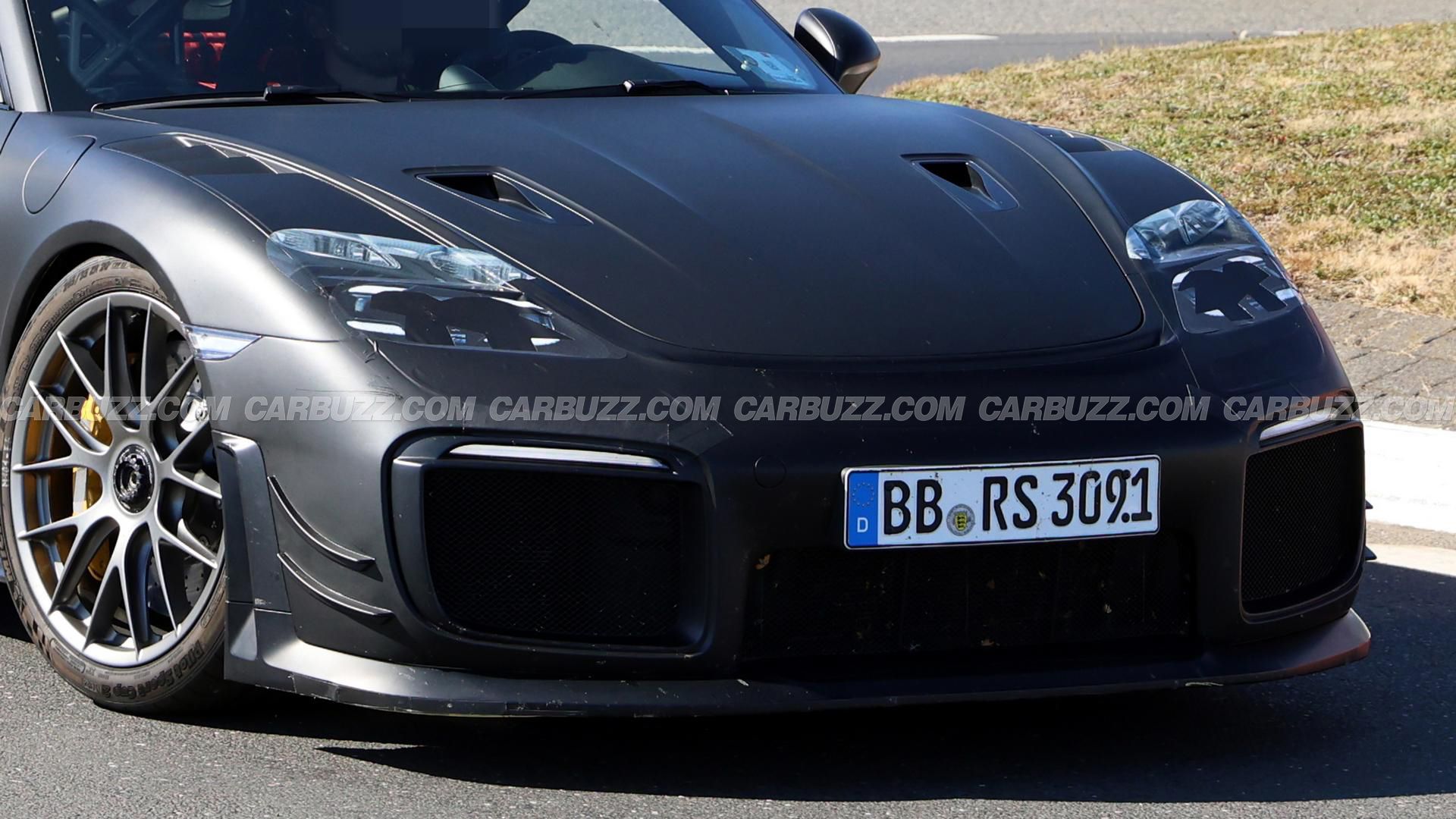 Porsche Slantnose Flachbau spy shots (10)