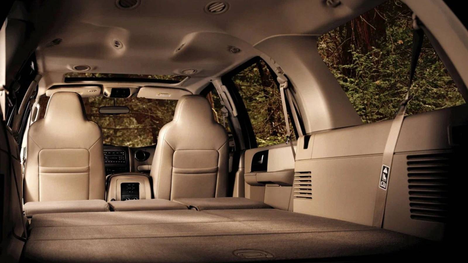 2003 - 2006 Ford Expedition - cargo space with collapsed seats