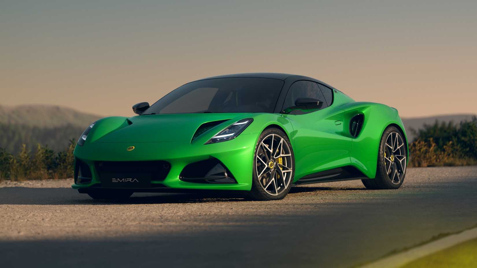 2026 Lotus Emira V6 SE Eos Green Exterior 1