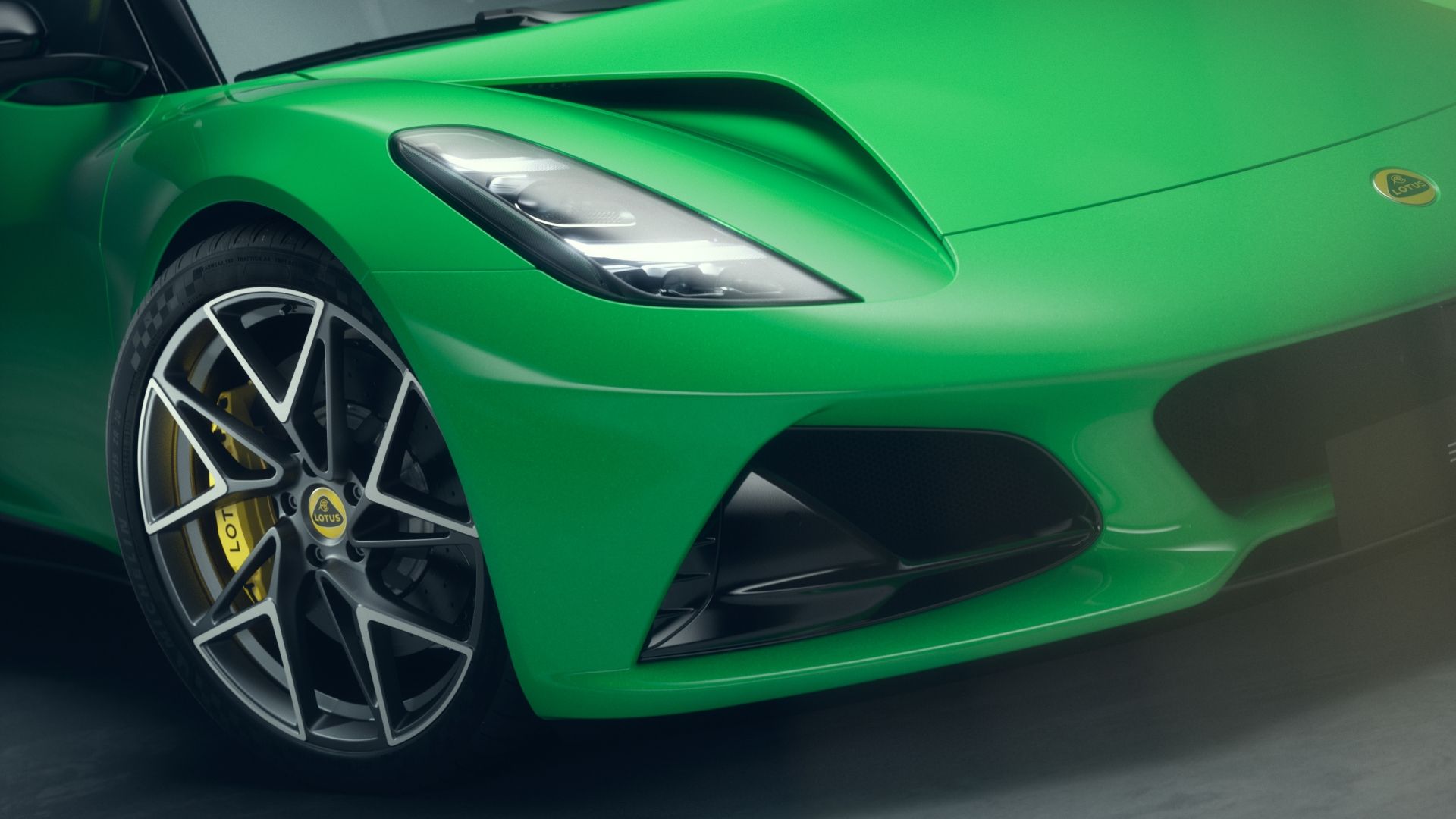 2026 Lotus Emira V6 SE Eos Green Exterior 2
