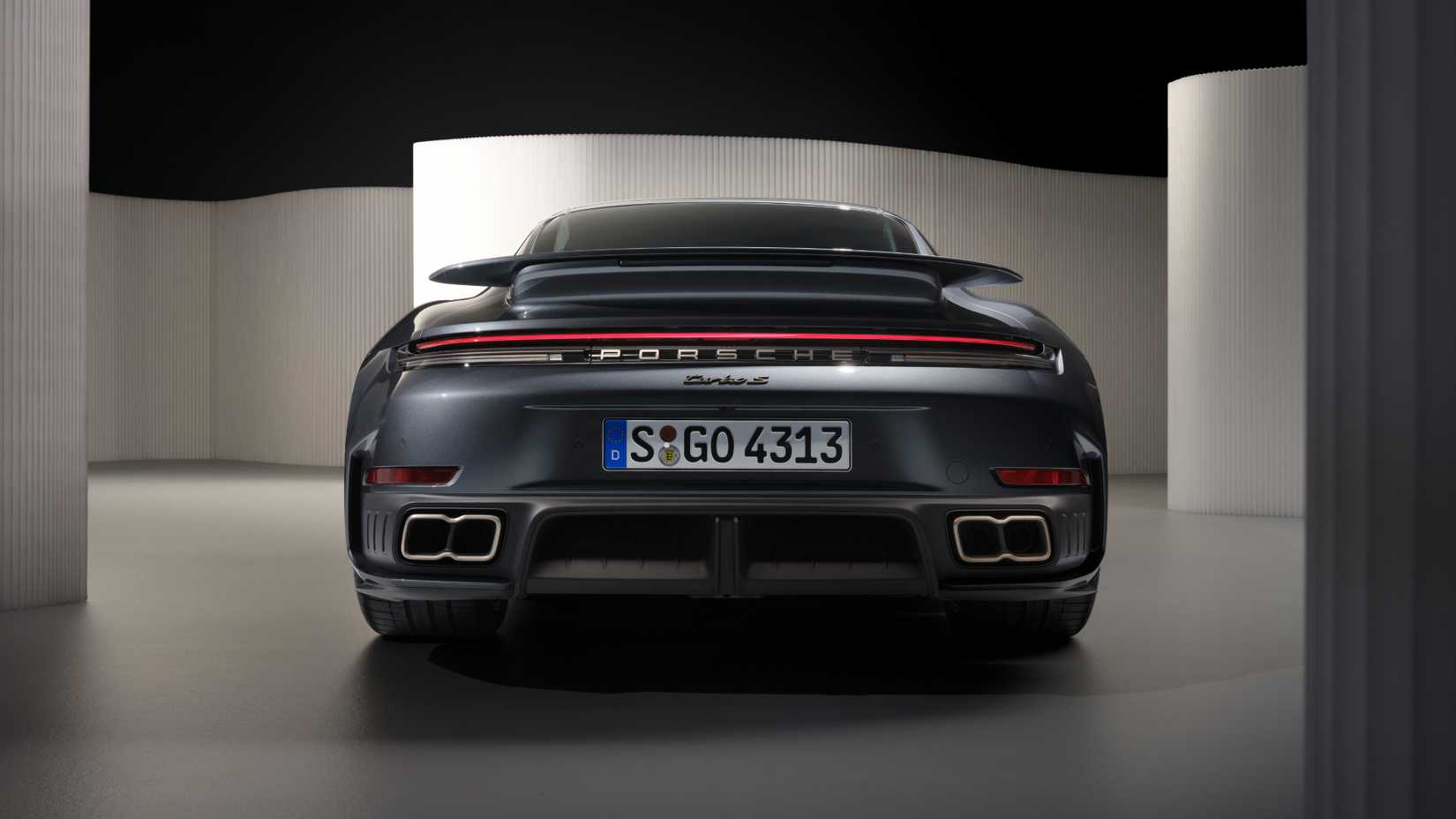 2026 Porsche 911 Turbo S Coupe 992 rear view