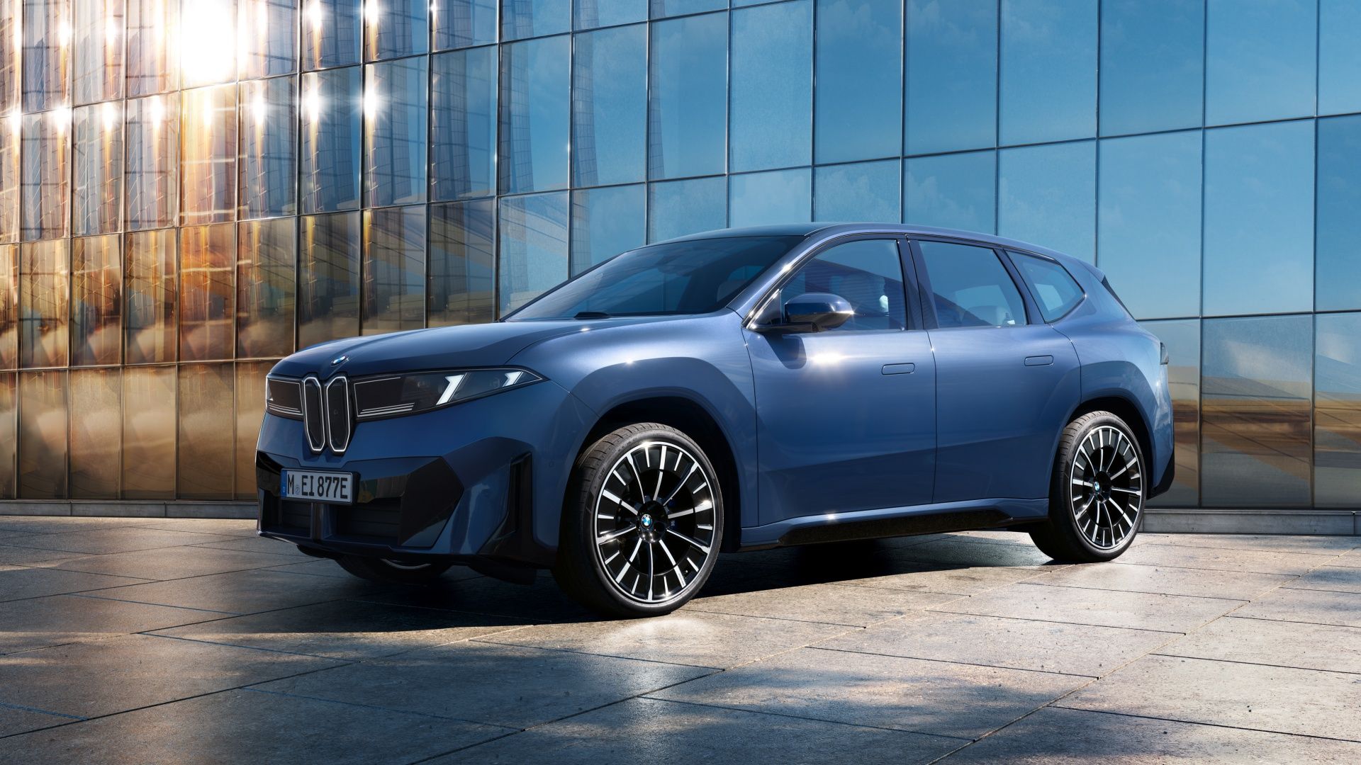 2027 BMW iX3 front 3/4 static