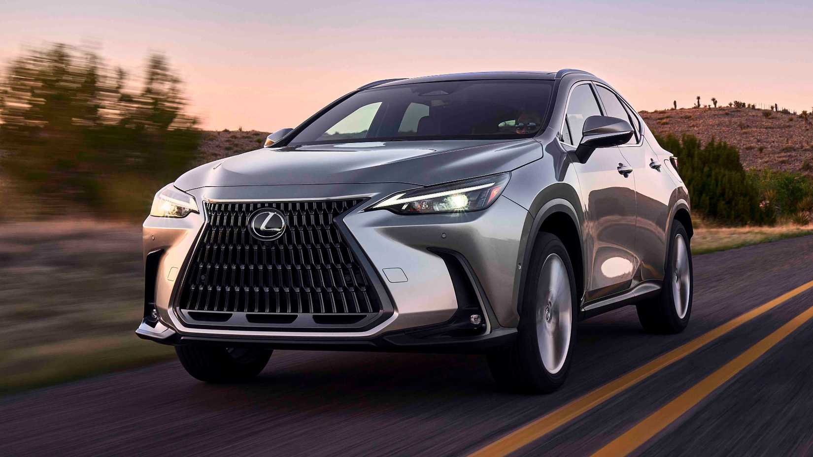 2026 Lexus NX 350h front three-quarter