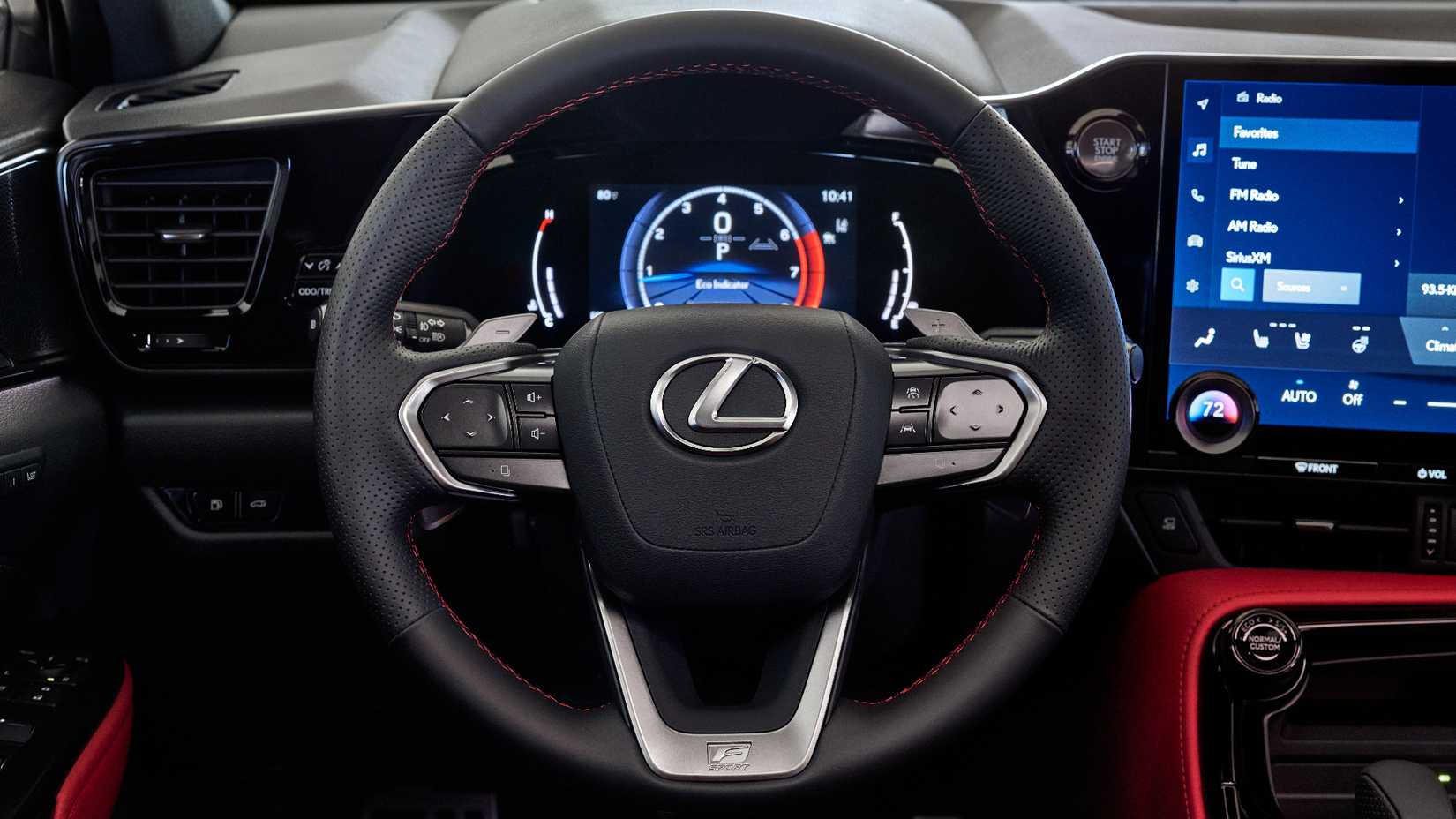 2026 Lexus NX 450h+ steering wheel