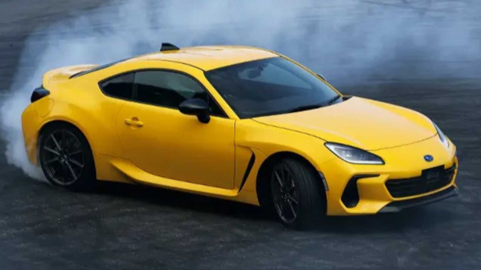 Subaru BRZ STI Sport Yellow Edition front three-quarter