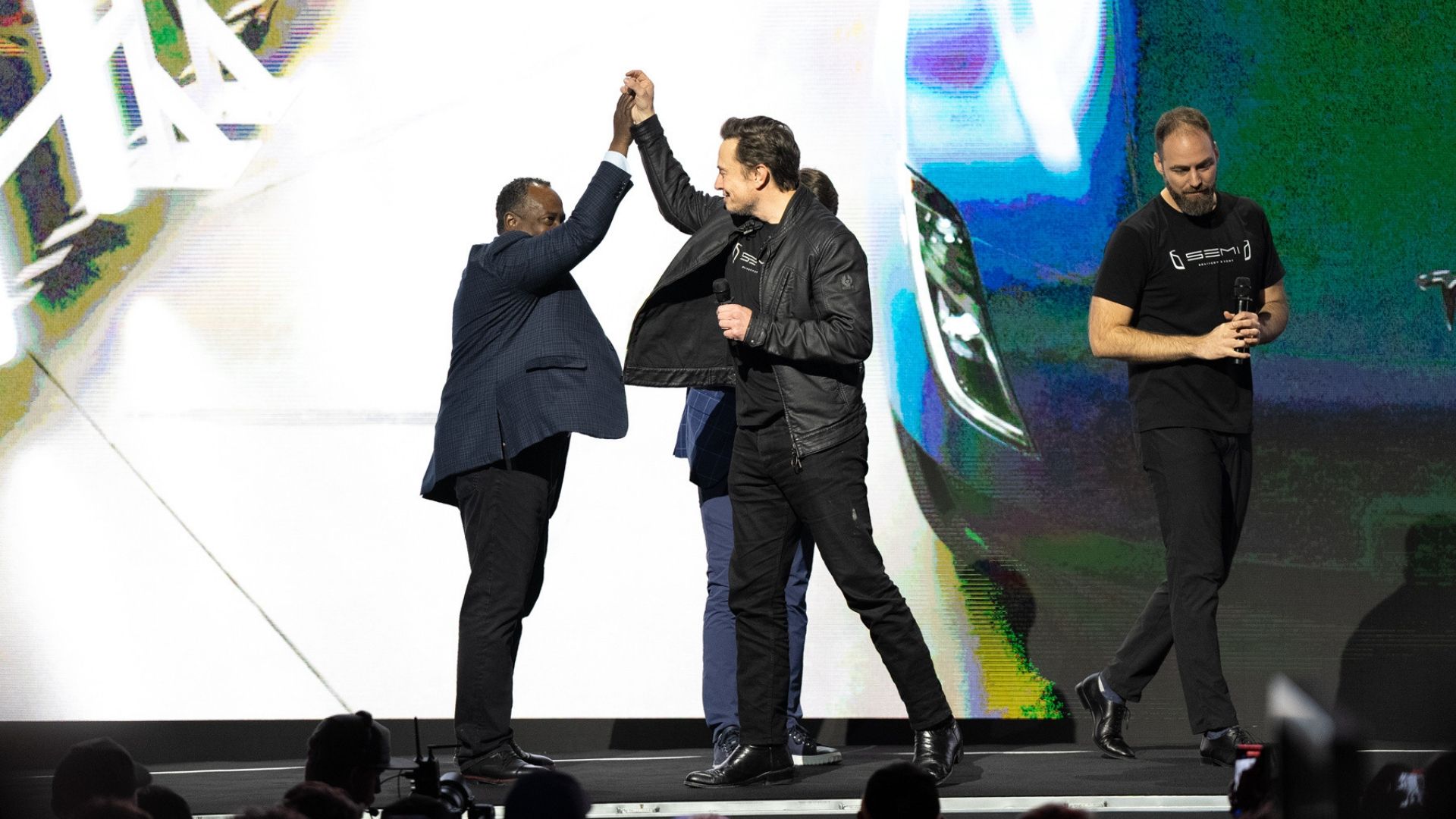 Elon Musk at Tesla Semi delivery event