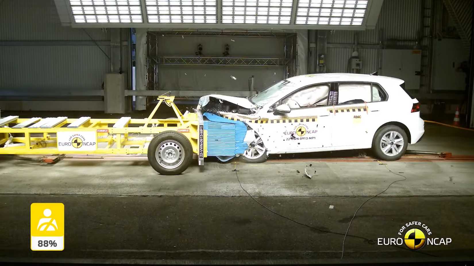 EuroNCAP 2022 Volkswagen Golf