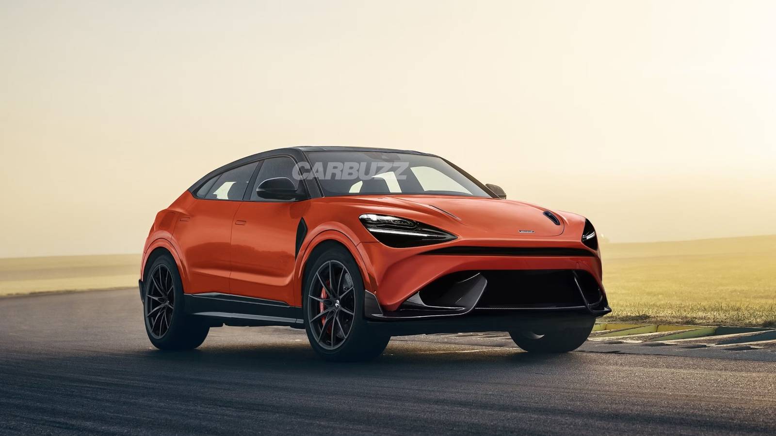 McLaren SUV Front Three Quarter Render