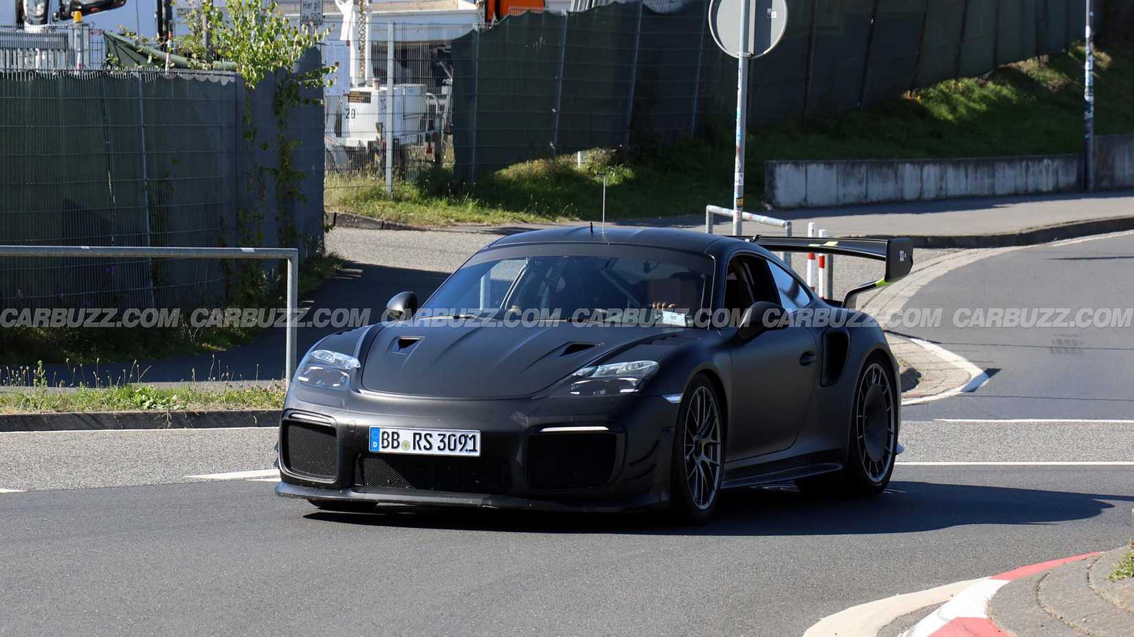 Porsche Slantnose Flachbau spy shots (1)