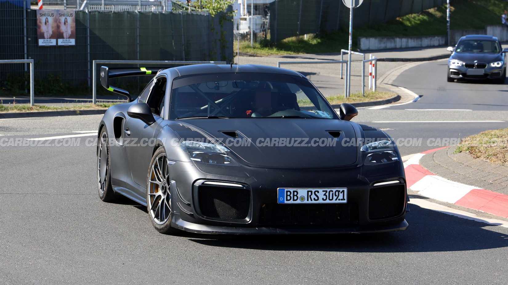Porsche Slantnose Flachbau spy shots (5)