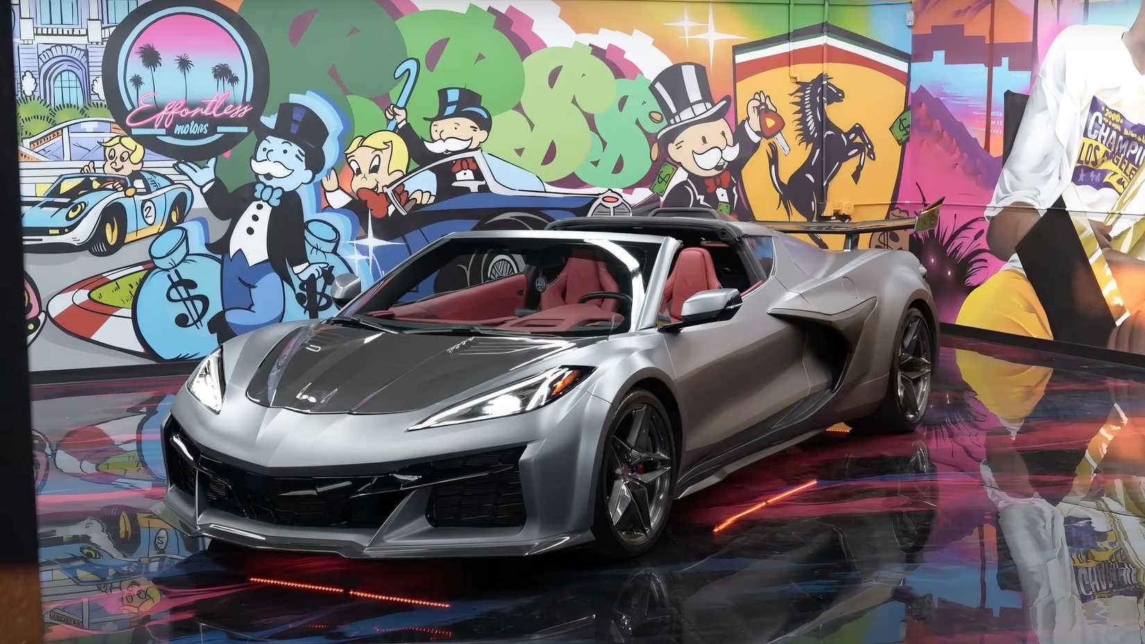 Shaq's stretched Corvette 1