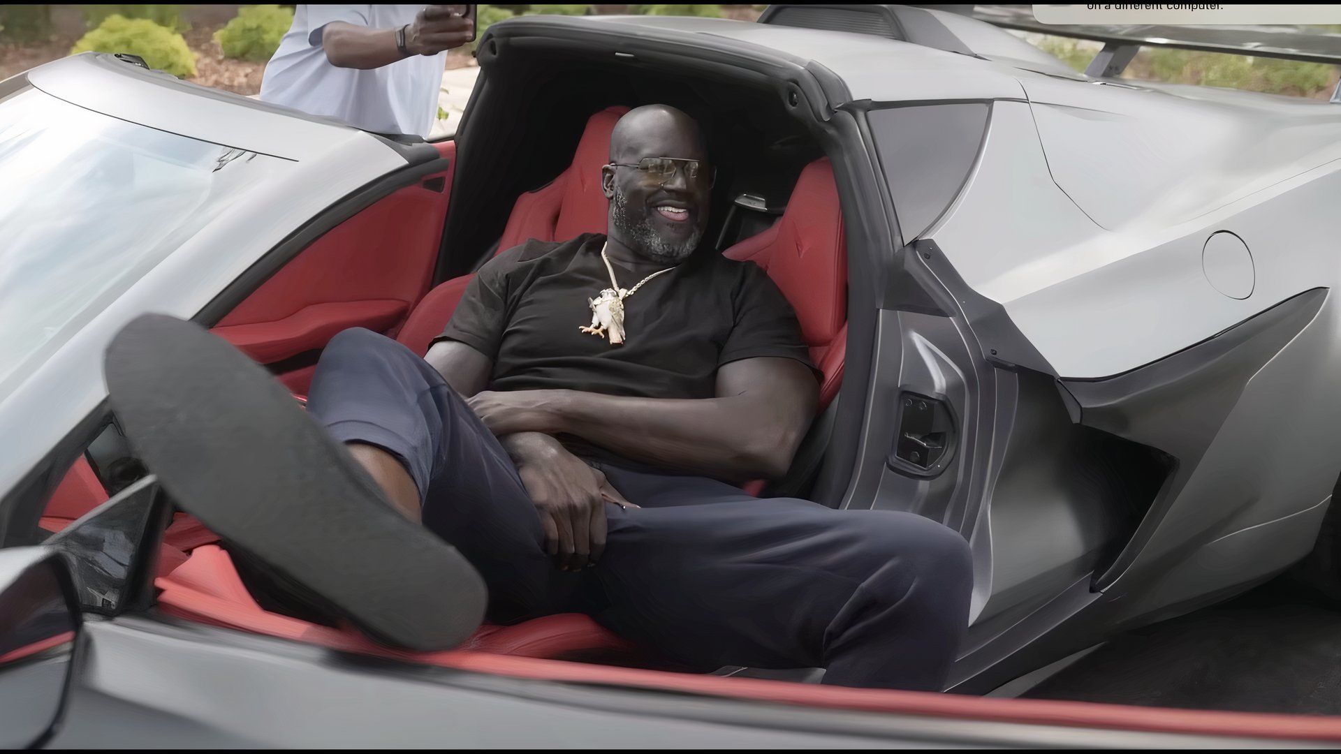 Shaq's stretched Corvette