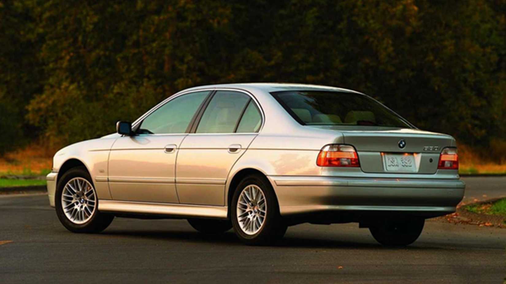 2002-bmw-530i-rear Silver 2002 BMW 530i rear