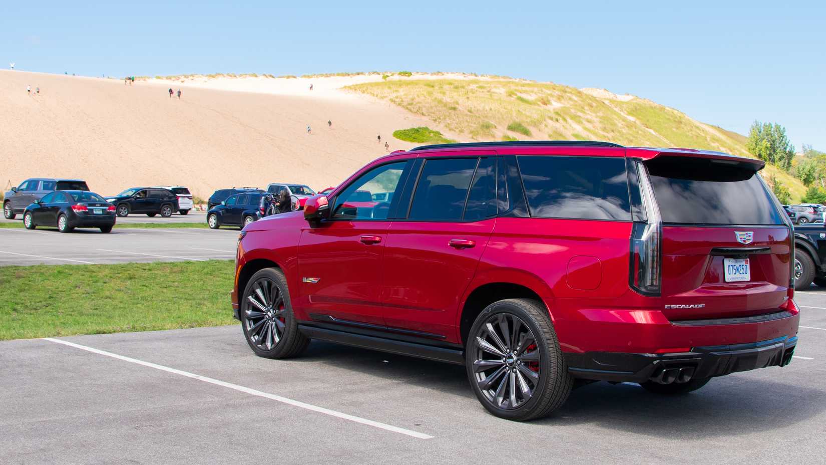 2025 Cadillac Escalade-V rear 3/4