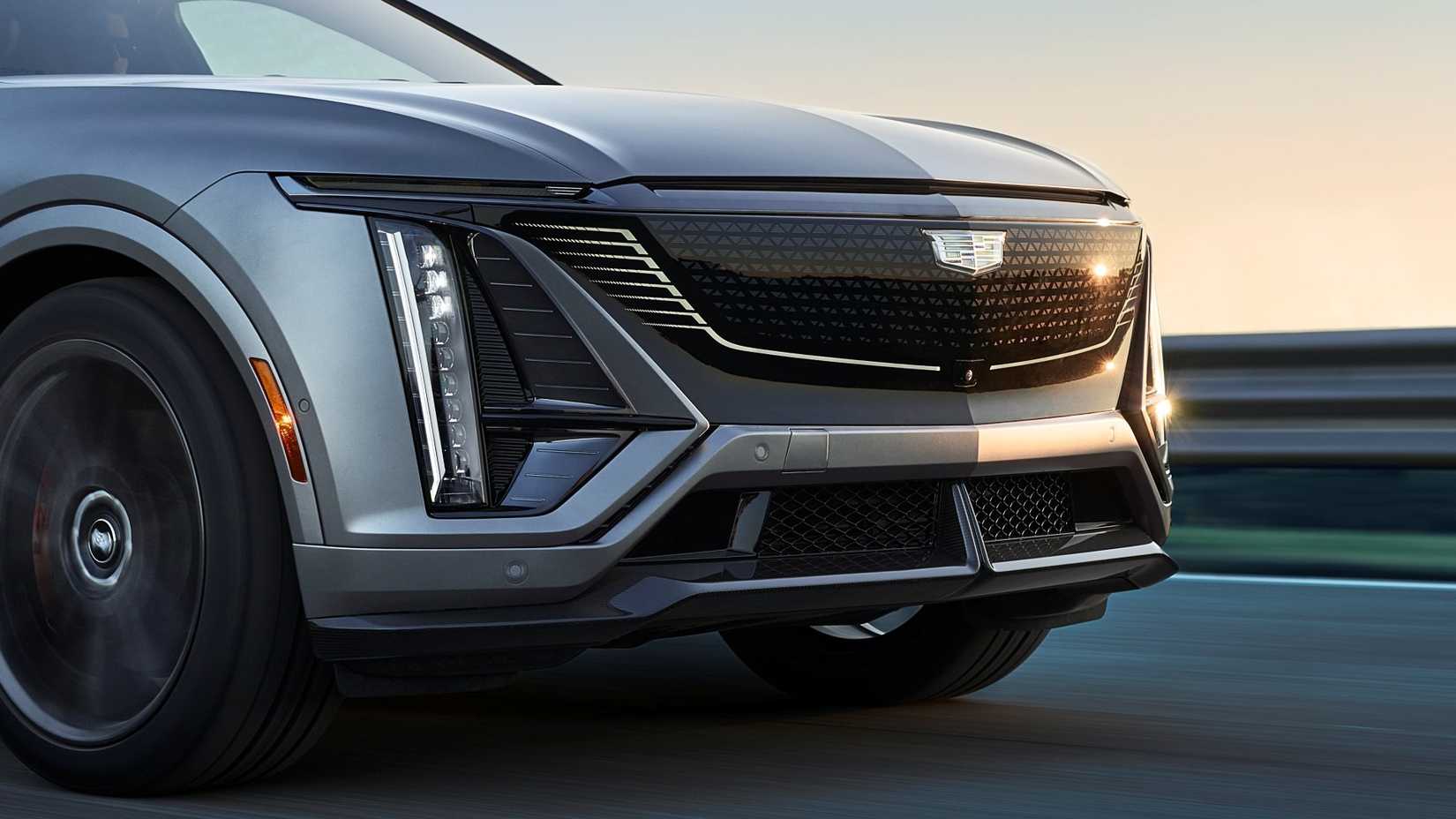 2026 Cadillac Lyriq-V Front Grille Detail
