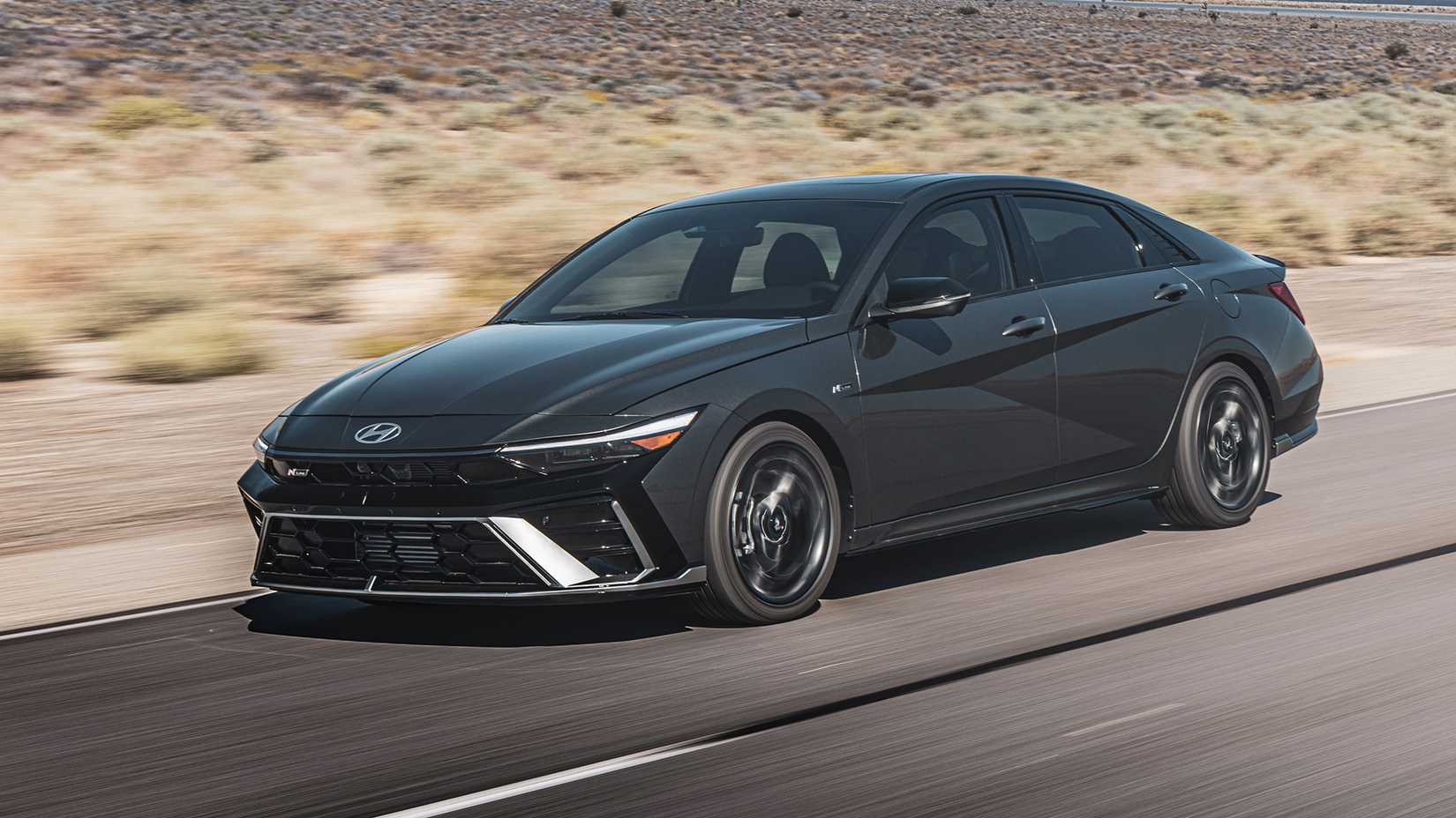 2026-hyundai-elantra-n-line-front 2026 Hyundai Elantra N-Line