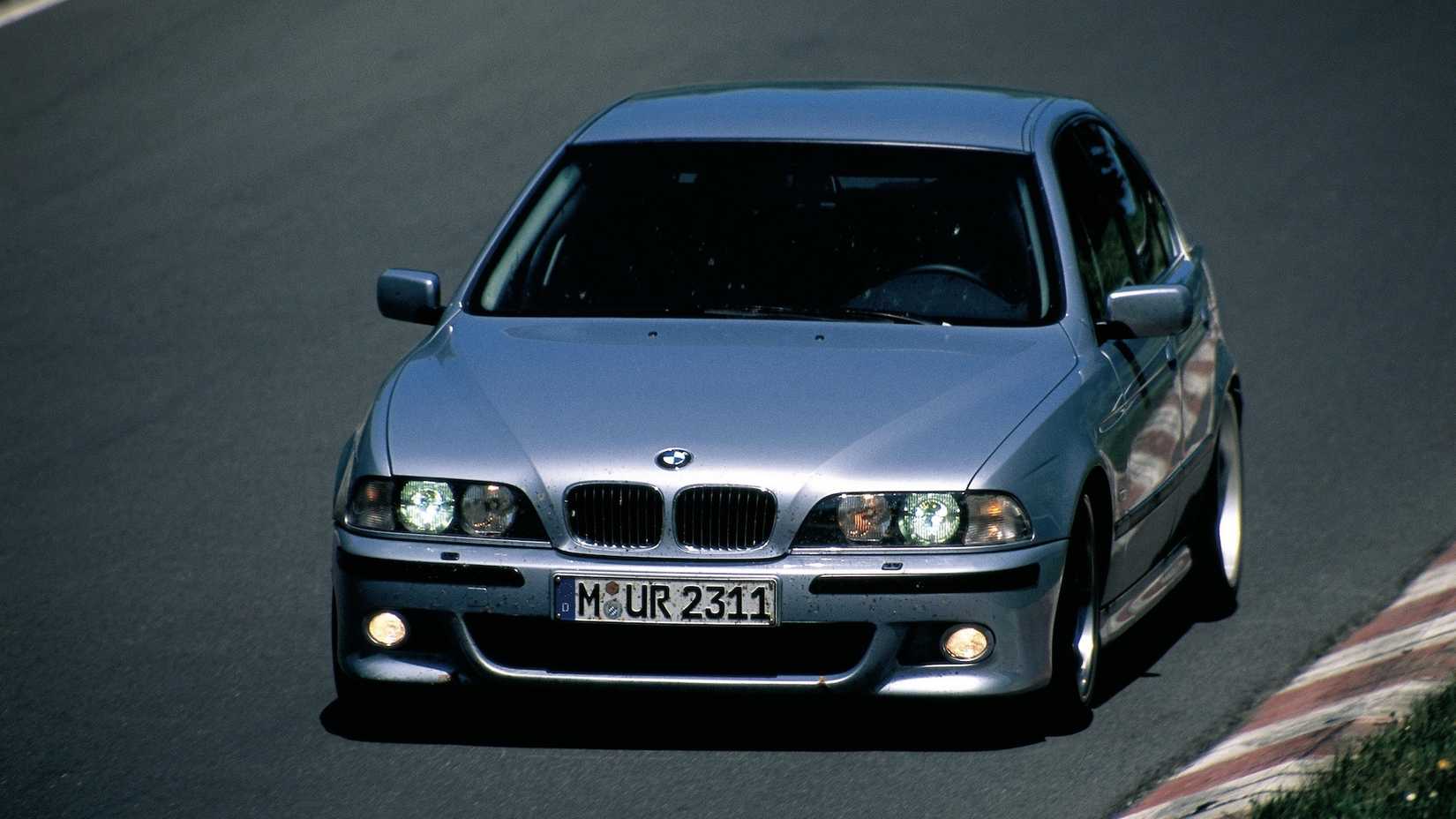 bmw-m5-front-p90053042_highres_bmw-m5-e39-on-the-nu 2002 BMW M5 front, track