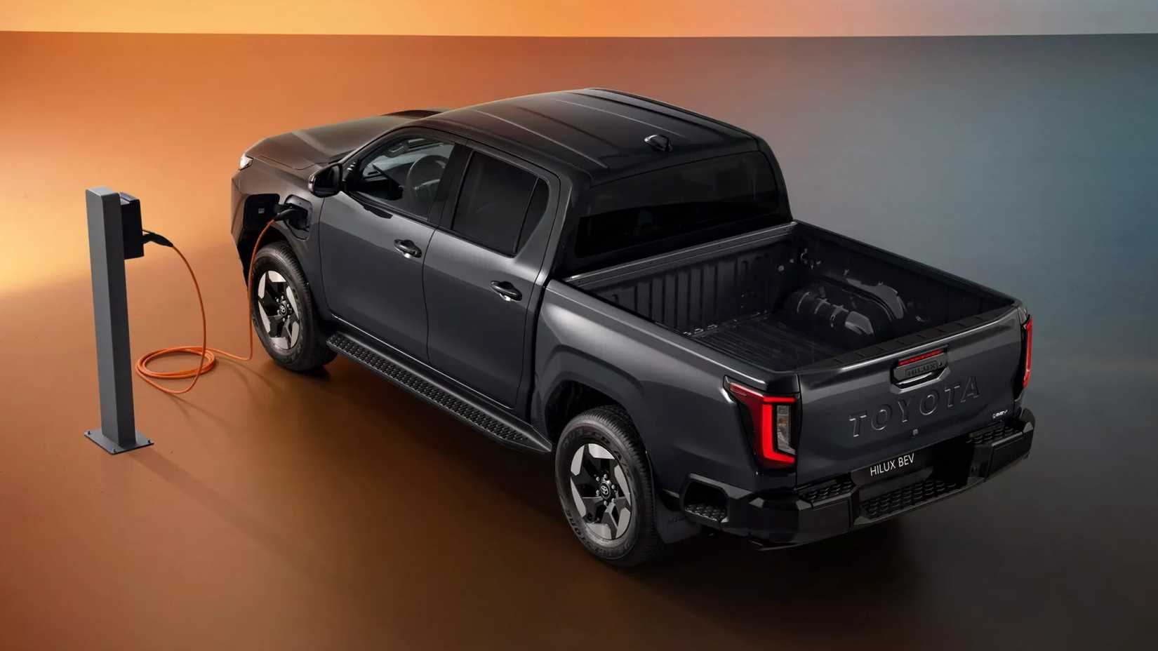 2026 Toyota Hilux BEV Rear 3/4 View